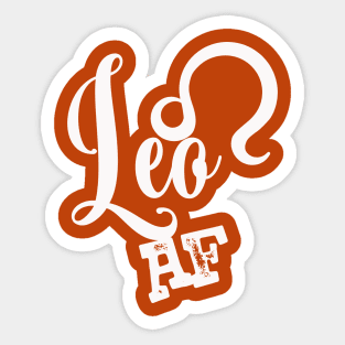 Leo AF Sticker